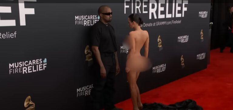 Bianca Censori at the Grammys 2025